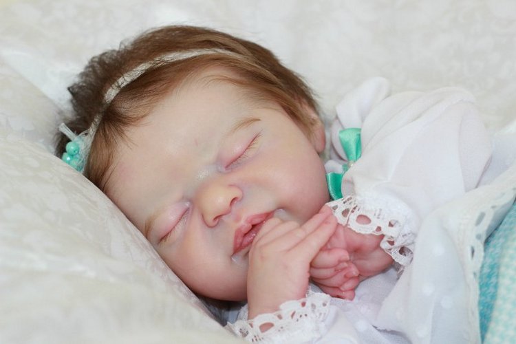 Маленькая бусинка Америкус, кукла реборн Беспаловои Жанны (фото 6)