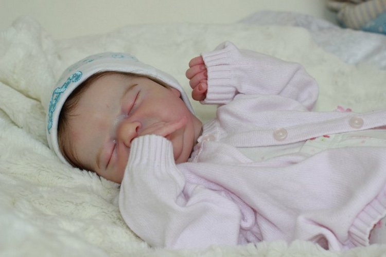 Маленькая бусинка Америкус, кукла реборн Беспаловои Жанны