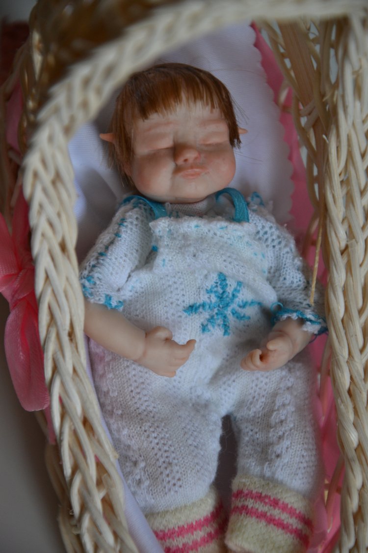 Мои мини малыши ООАК — Лепка авторских кукол: полимерная глина