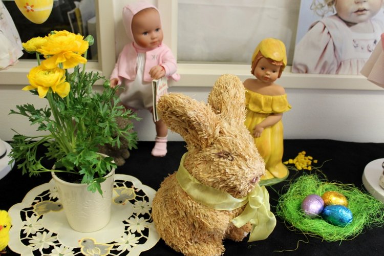Пасхальная встреча в магазине кукол Гюнзел. Новая коллекция из резин 2017. Mila i Robin