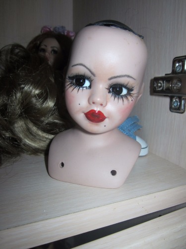 Переделка фарфоровой куклы (фото 3)