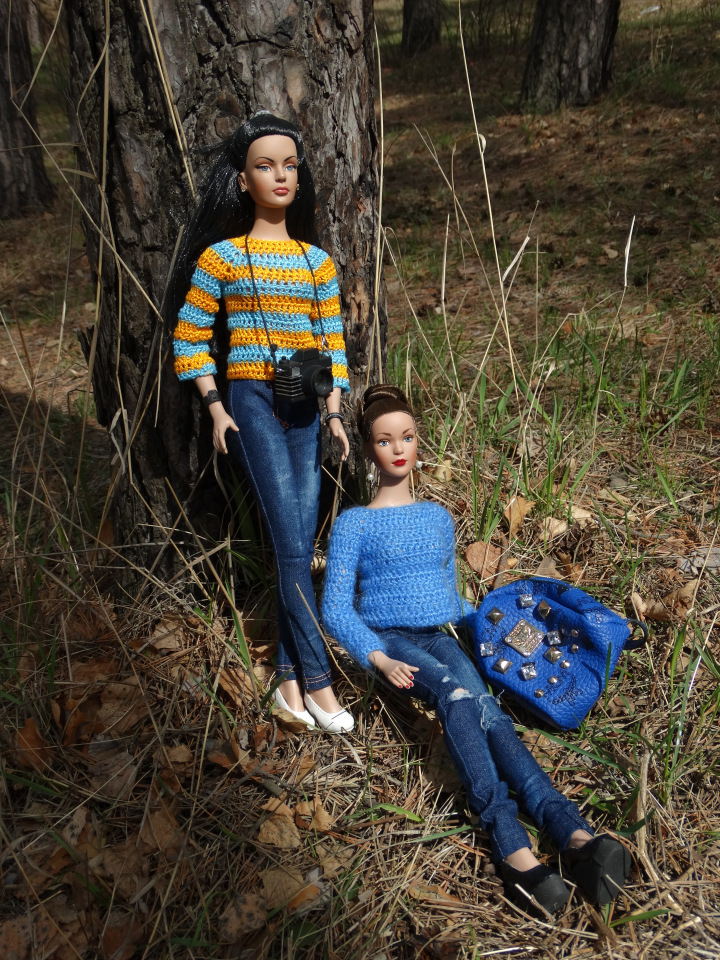 Tonner dolls. Тоннерки на природе