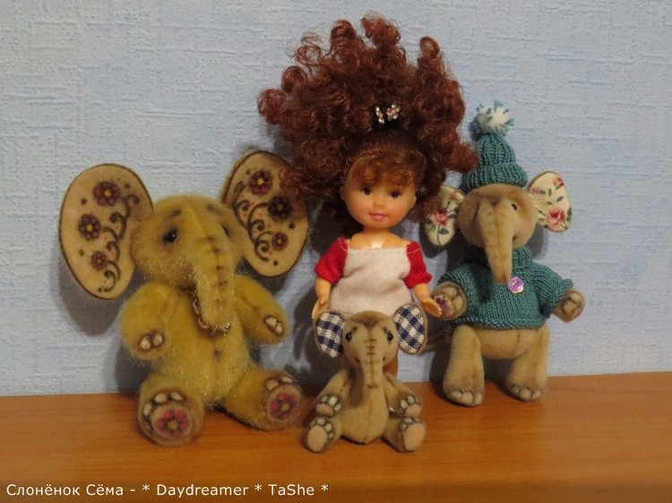 Третий слон... слоненок — Авторские мишки Тедди и друзья: фото