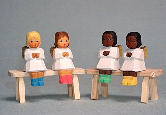 Куклы из дерева по семейной традиции Lotte Sievers-Hahn dolls, Лотты Сиверс-Хан