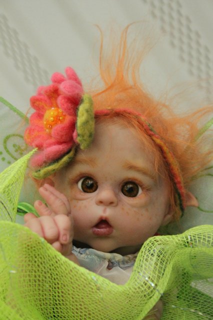 Офелька-Цветочек. Кукла реборн Элины Кудрявцевой