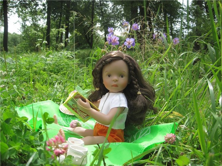 Моя маленькая художница. Кукла Kaethe Kruse Таточка | Бэйбики Моя маленькая художница. Кукла Kaethe Kruse Таточка