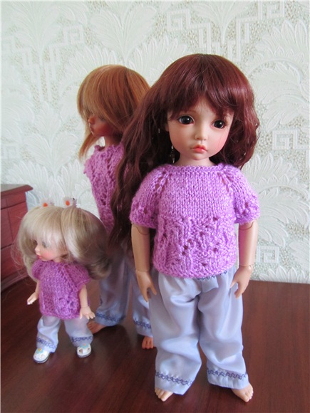 Сиреневое настроение | Бэйбики Сиреневое настроение — Одежда и обувь для кукол BJD (БЖД): 1/3