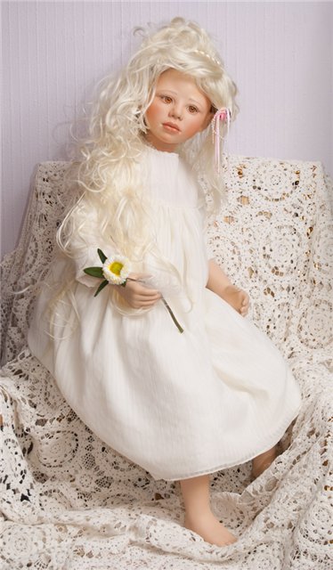 Ангел прилетел. Кукла от Кристин Оранж