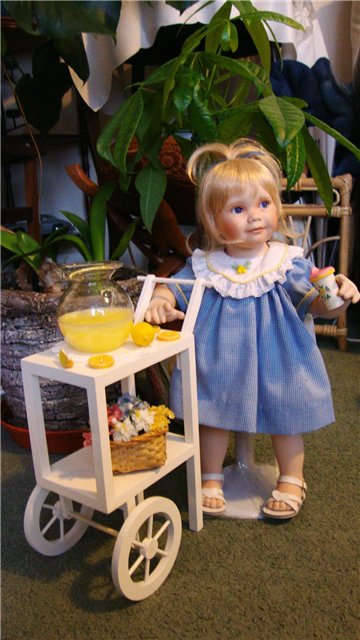 Еще одна маленькая очаровашечка, кукла из фарфора от Анны Тиммерман