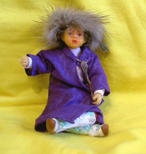 Казах. кукла ОААК — Лепка авторских кукол: полимерная глина