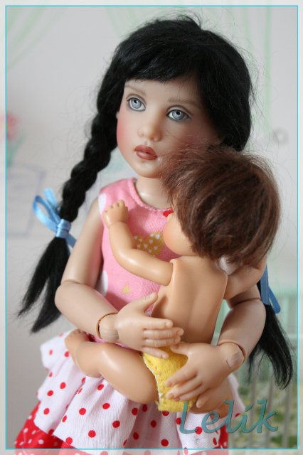 Кроватка для малышки, в масштабе 1:6 | Бэйбики Кроватка для малышки, в масштабе 1:6