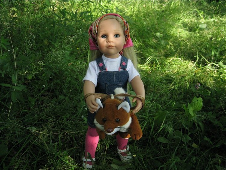Лесная прогулка с куклой Готц
