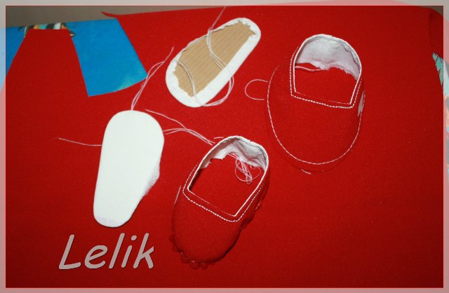 Шьём туфельки для куклы. Мастер класс (фото 7)