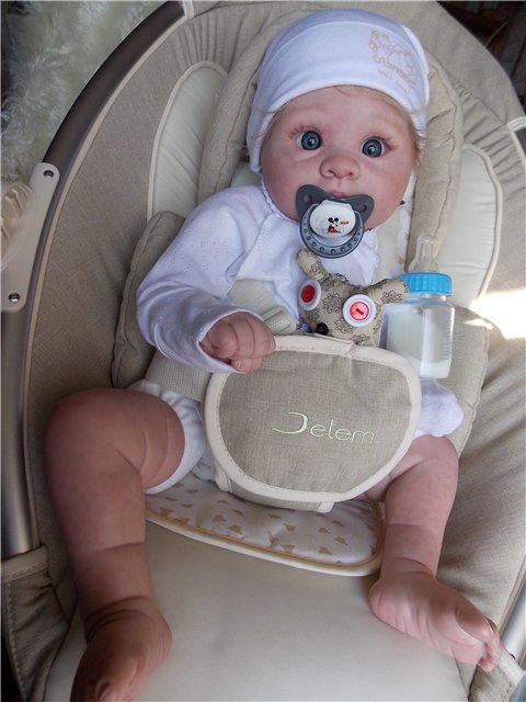 Котенок Савушка, мой забавный глазастик реборн. Детская Светланы Матляк (фото 4)