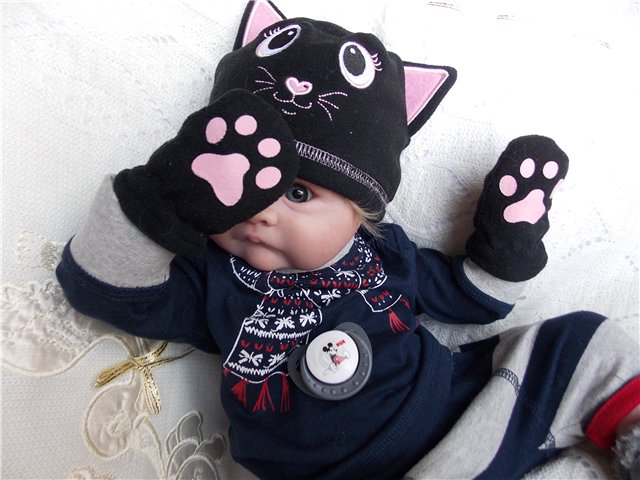 Котенок Савушка, мой забавный глазастик реборн. Детская Светланы Матляк