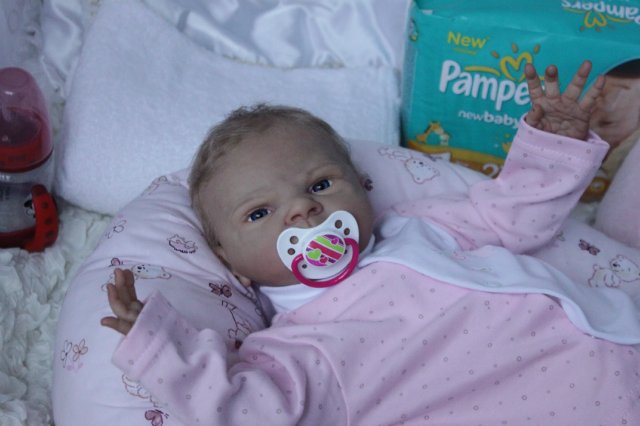 Детка Скарлет... Куколка реборн Виктории Вишни (фото 2)