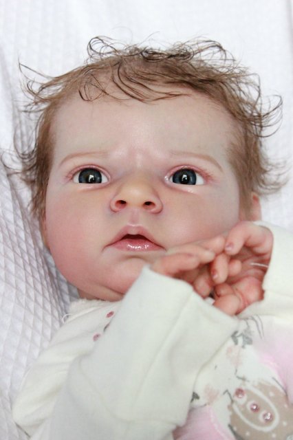 Сама мисс серьезность, кукла реборн Беспаловои Жанны (фото 4)