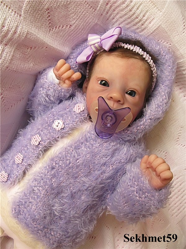 Недоношенный ребенок-реборн от Елены Андреевой (фото 5)