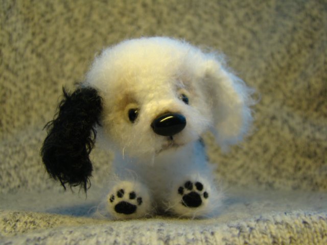 Новый щенок, авторские игрушка своими руками (фото 8)