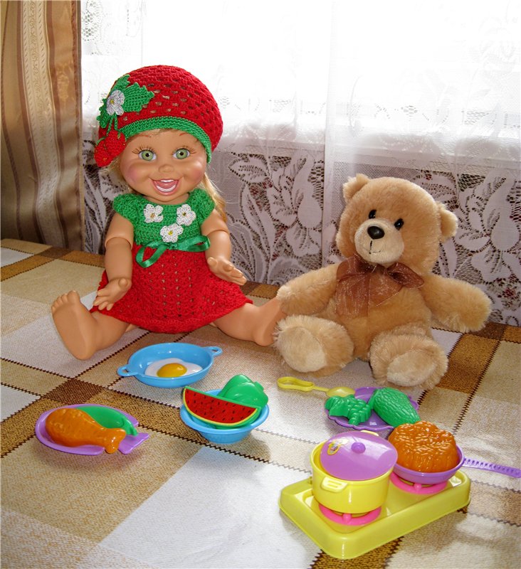 Открытие дачного сезона. Натали кукла Galoob Baby Face