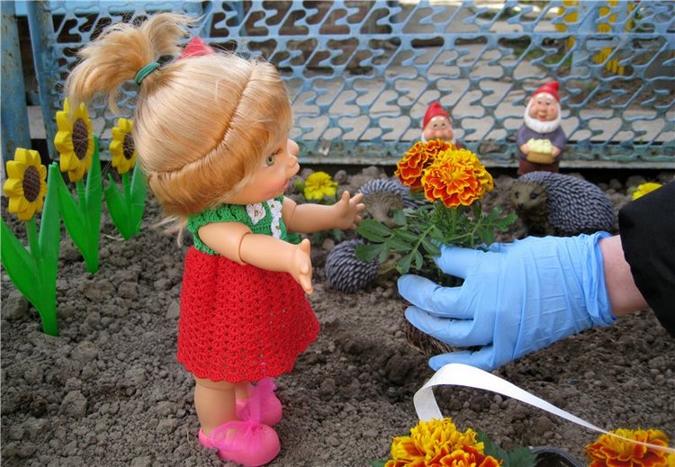 Открытие дачного сезона. Натали кукла Galoob Baby Face