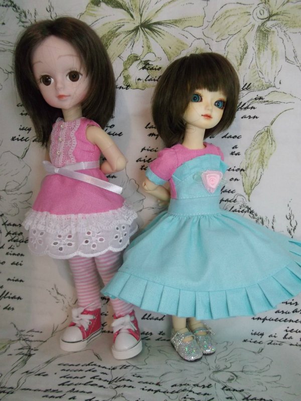 Мои Пташа и Наташа или новый опыт в пошиве одежды (фото 10)