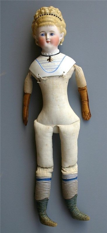 Паросские куклы. Antique Parian Doll