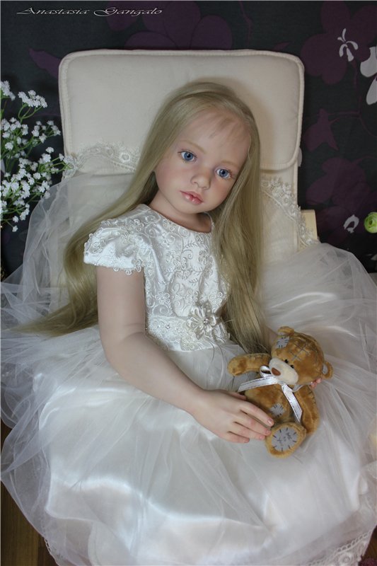 Алеся... Леся, Лесенька. Кукла реборн Анастасии Гангало