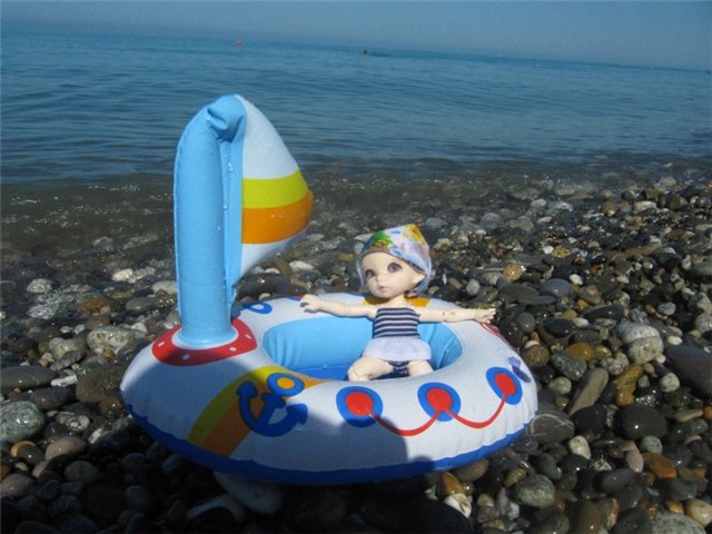 Майка на море. PukiFee Ante BJD