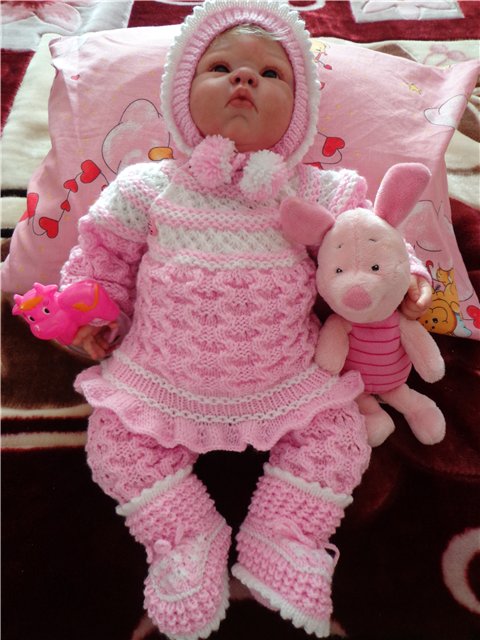 Вязаный костюмчик — Одежда и обувь для кукол своими руками: фото (фото 3)