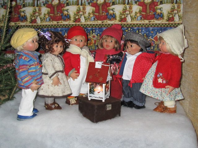 Новый год в семейке вихтелей. Куклы от Rosemarie Muller | Бэйбики Новый год в семейке вихтелей. Куклы от Rosemarie Muller