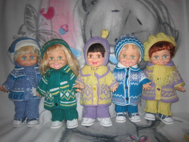 Спешите! Показ верхней (и не только) одежды "Весна-Осень 2013 г." для кукол Galoob — Baby Face (часть 1)