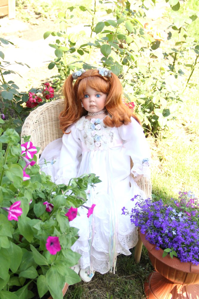 Очаровательная Ангелика — Фарфоровые куклы Donna Rubert (Руберт): The Doll Artworks