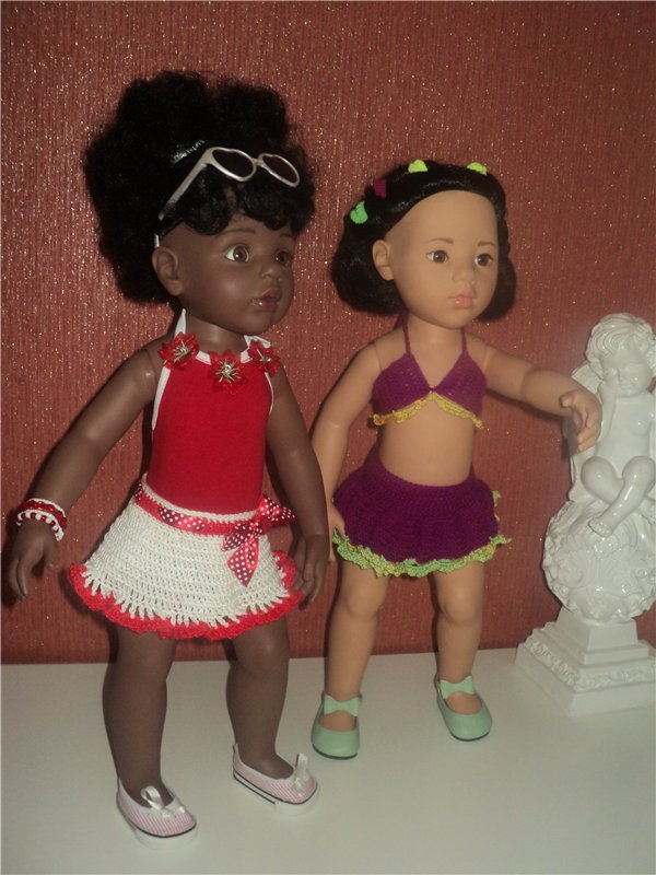 Девчушки любят наряжаться! Наряды для кукол Готц и не только (фото 3)