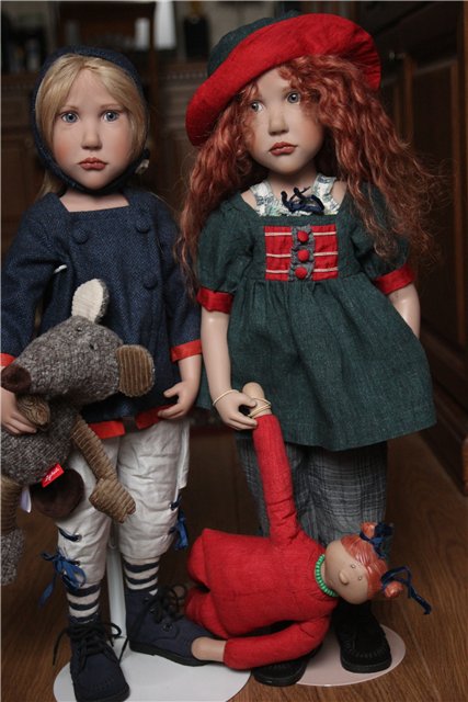 Zara и Luna. Сестрички по молду из коллекции 2005. Zwergnase