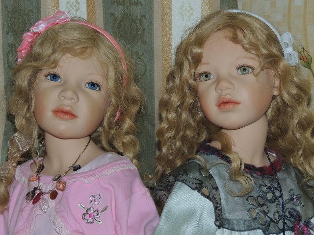 Сестрёнки заверушки Ливия и Паула. Куклы Zawieruszynski