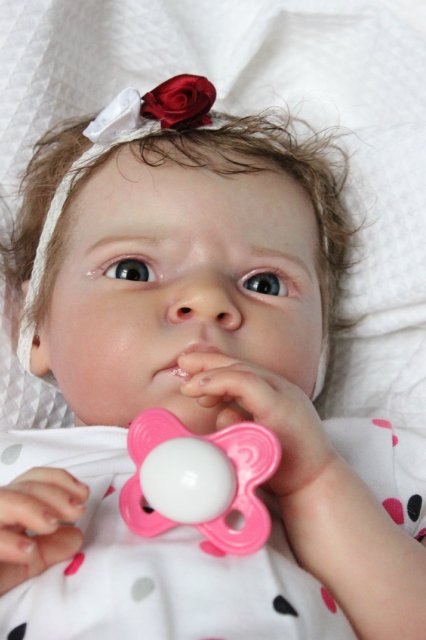 Сама мисс серьезность, кукла реборн Беспаловои Жанны