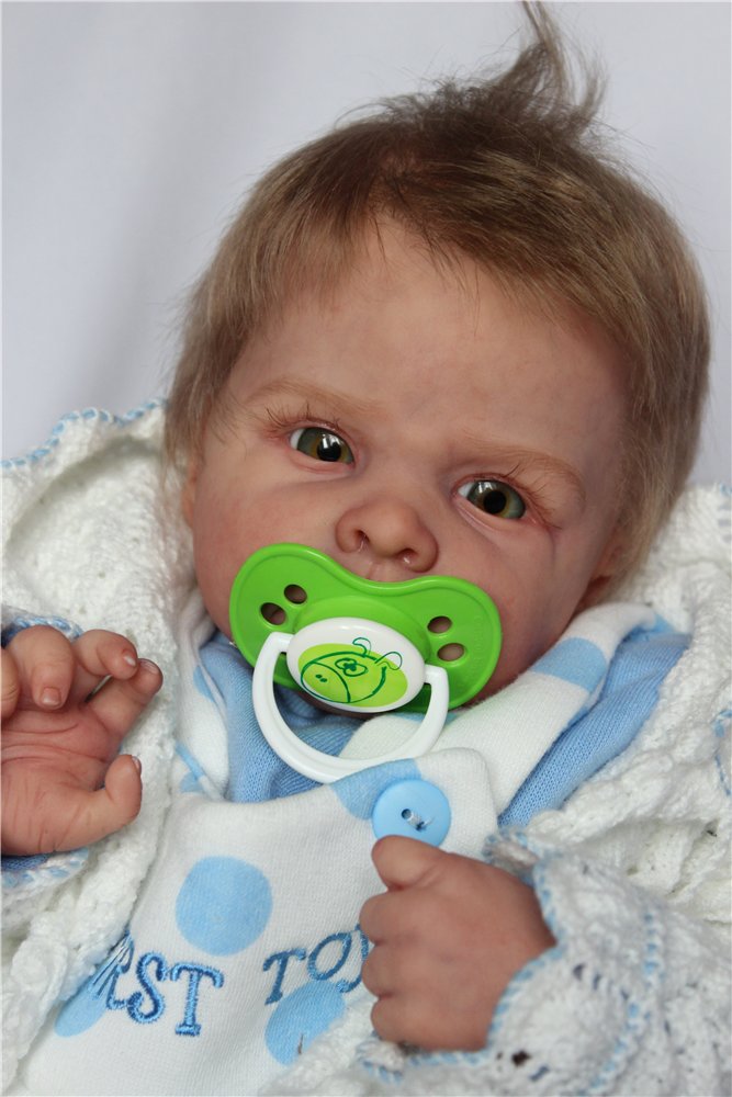 Ванюшка, серьезный мальчик. Куклы реборн Светланы Преображенской (фото 5)