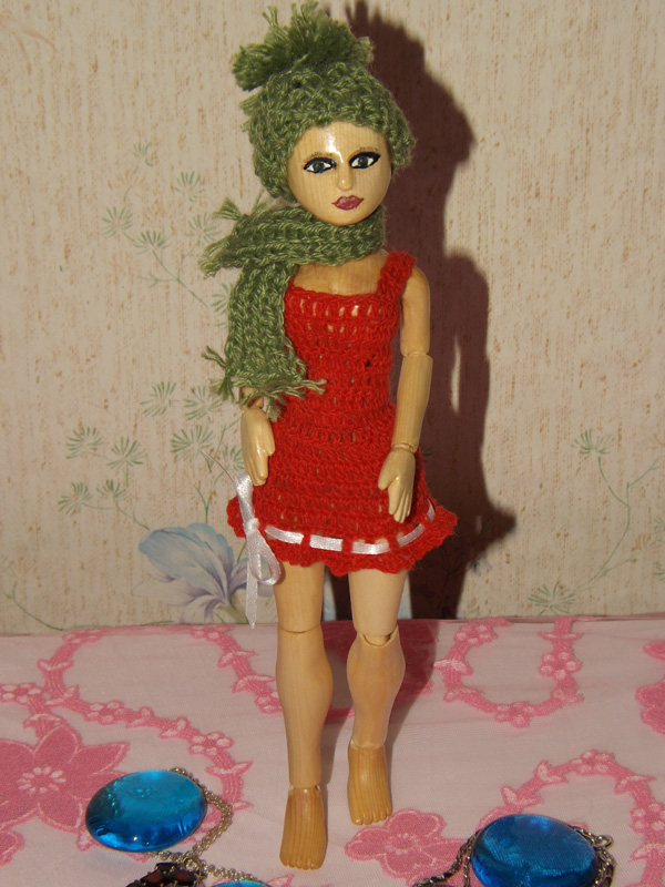 Кукла из дерева Зарина — Авторские куклы ручной работы: текстильные (фото 4)