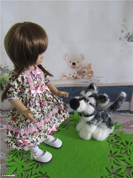 Маленький щенок для кукол (фото 3)