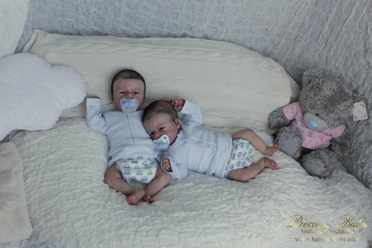 Двойное счастье! Куклы реборн Анастасии Бочковой