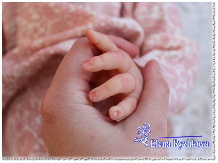 Полиночка - толстушка моя сладкая. Кукла реборн Елены Рыжковой (Россия) (фото 7)