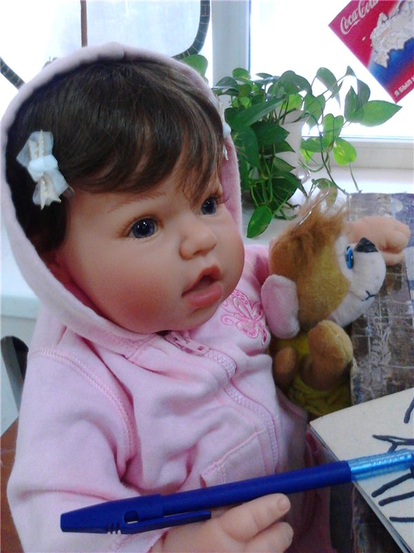 Наша любопытинка Катюшка lee Middleton у мамы на работе (фото 7)