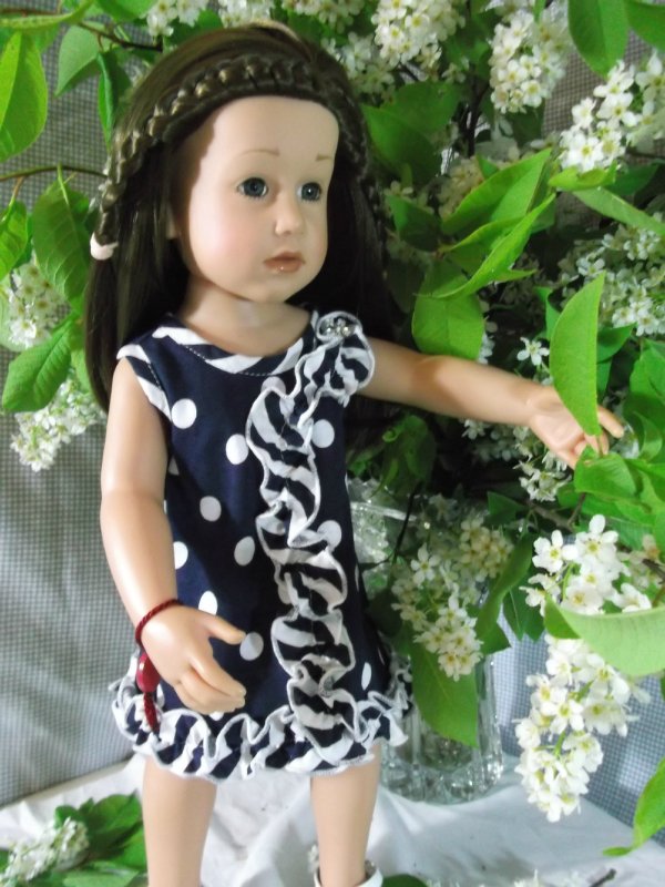Трикотаж бывает разным. Наряды для кукол Готц
