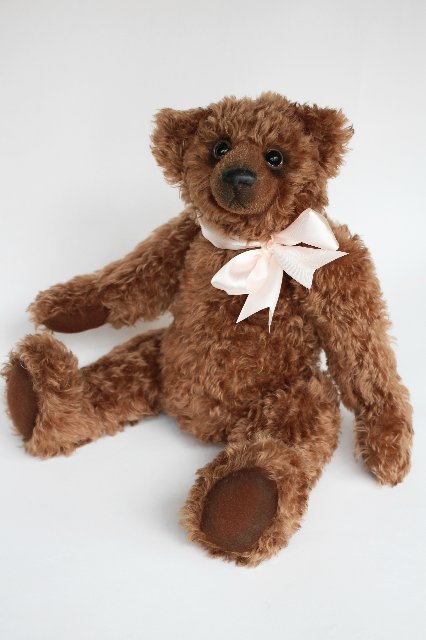 Большой медведь Шелдон, авторская игрушка (фото 2)