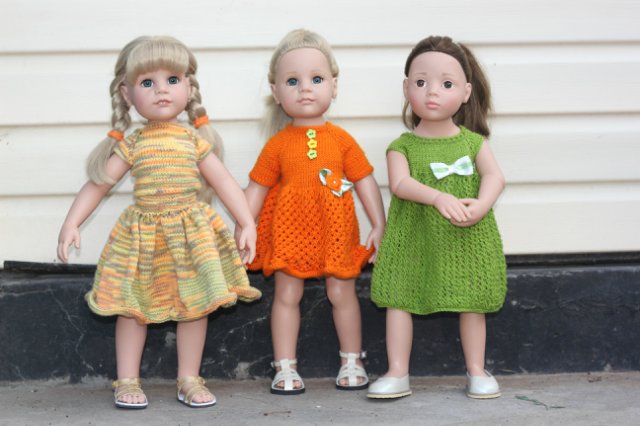 Вязаный подиум от Smorodinы для кукол Gotz (фото 4)