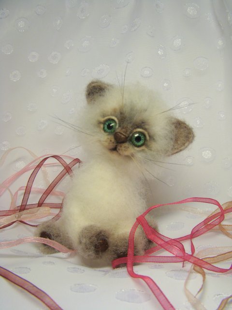 Запутанная история. Игрушка валянием из шерсти (фото 5)