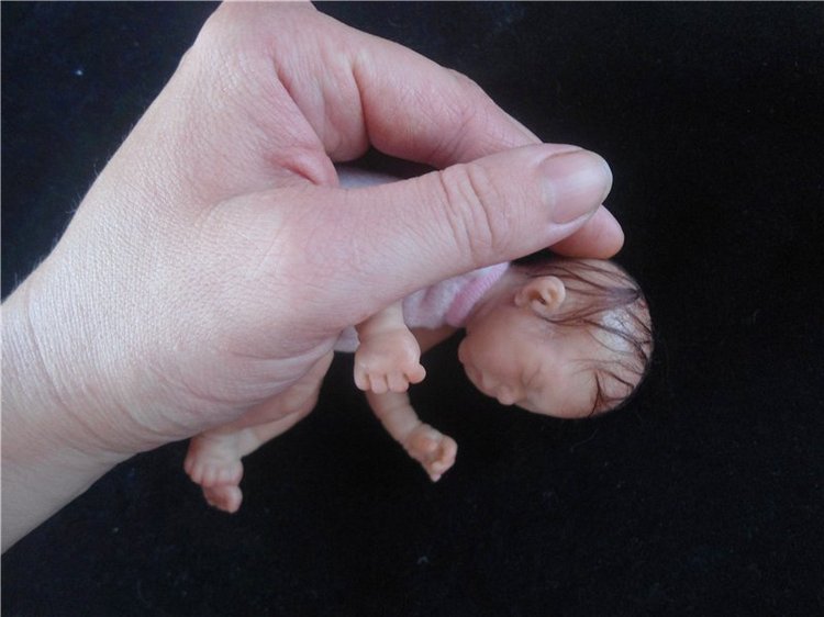 Дюймовочка, авторская кукла своими руками (фото 10)