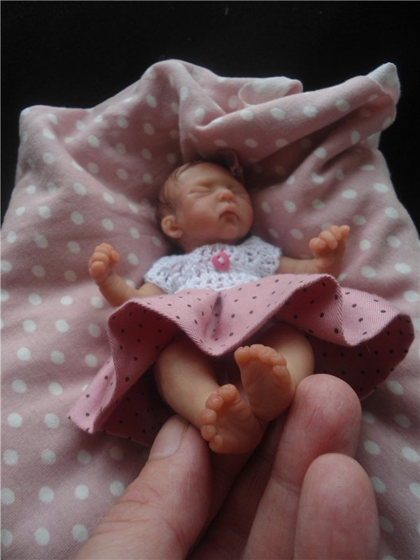 Дюймовочка, авторская кукла своими руками (фото 2)