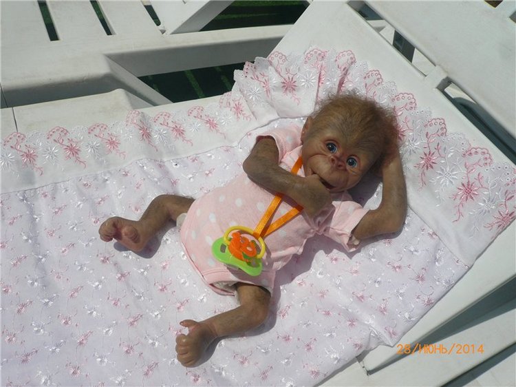 Анфисочка! Кукла - реборн - обезьянка Светланы Преображенской. Часть первая